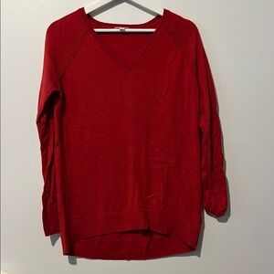 GAP Bold Red Knit Sweater